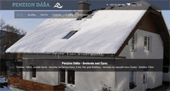 Desktop Screenshot of penzion-dasa.cz