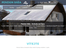 Tablet Screenshot of penzion-dasa.cz